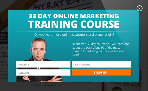 Blog Online Marketing Training Course Example