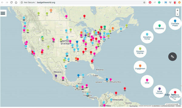 Blog gamification - Open Badge projects across North America