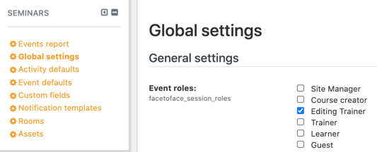 event roles