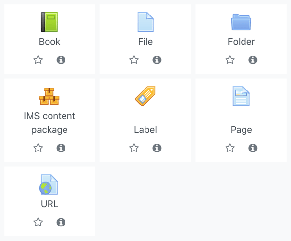 resources