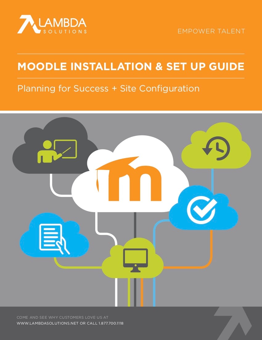 image moodle Installation set up guide cover