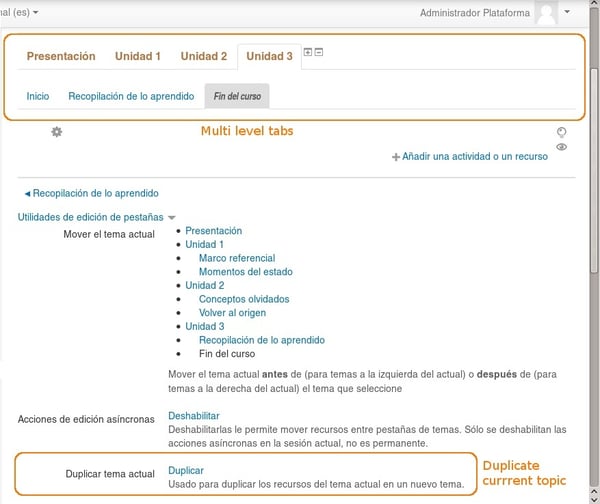 image Moodle Plugin - Onetopic screenshot