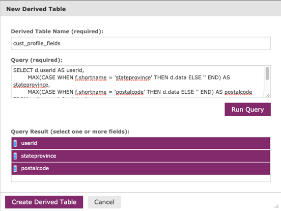 Zoola November Newsletter - 12. DSD_ New Derived Table