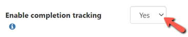 coursecompletionenablecompletiontracking