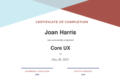 image custom certificate example