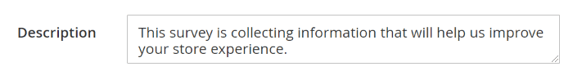 surveydescription
