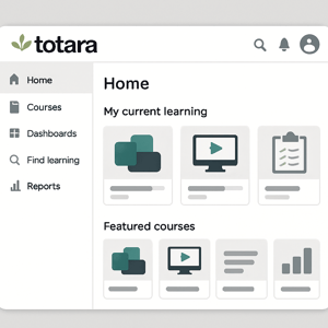 Totara dashboard